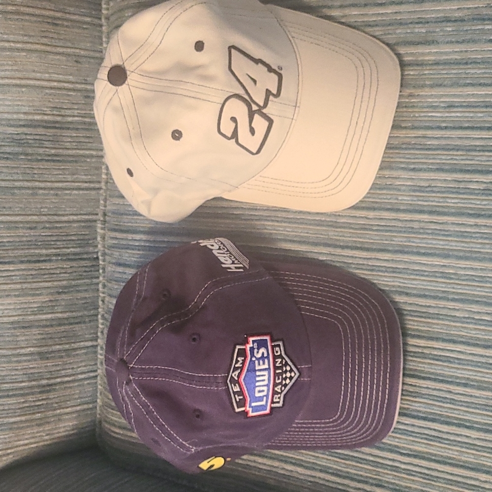 Racing caps lowes Hendricks Jeff Gordon 24 Nascar sponsors